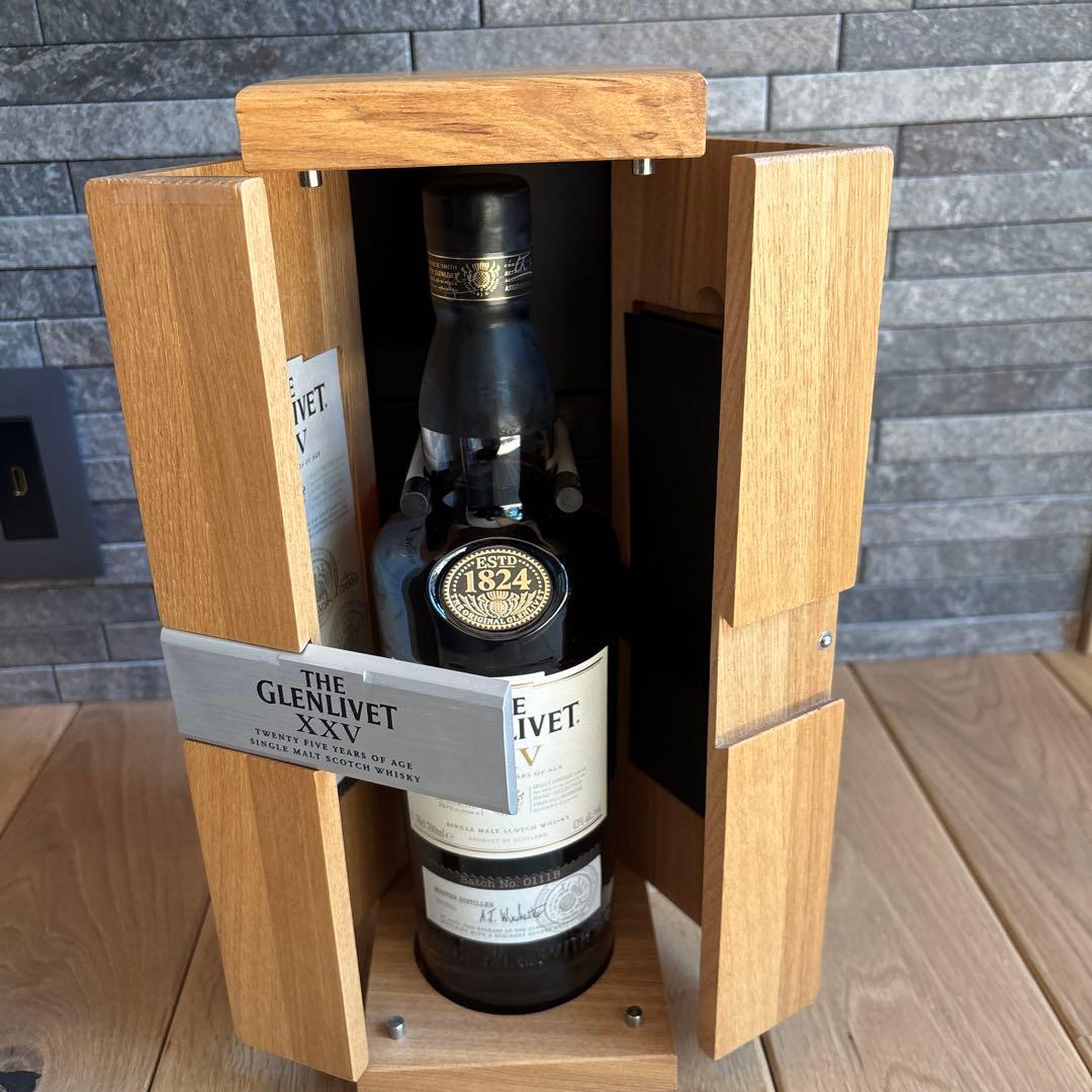 (希少)未開封THE GLENLIVET XXV 25年 シングルモルト旧ボトル