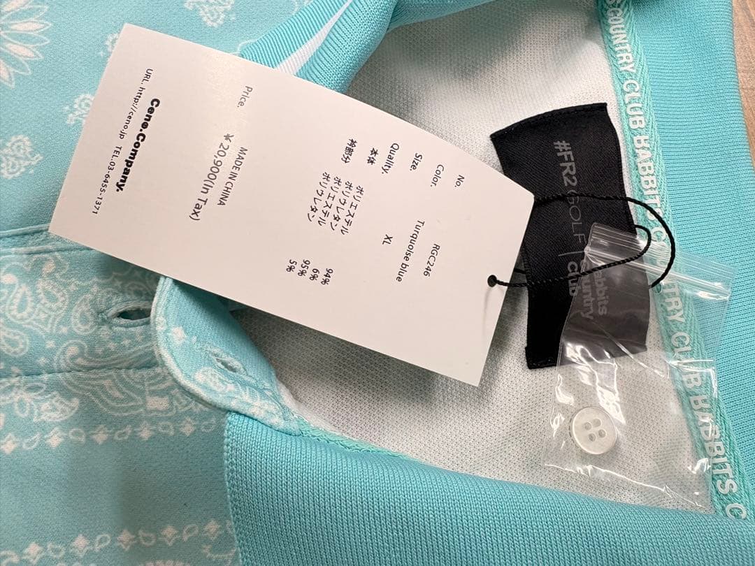 FR2GOLF ペイズリー ポロシャツ　沖縄限定　XL