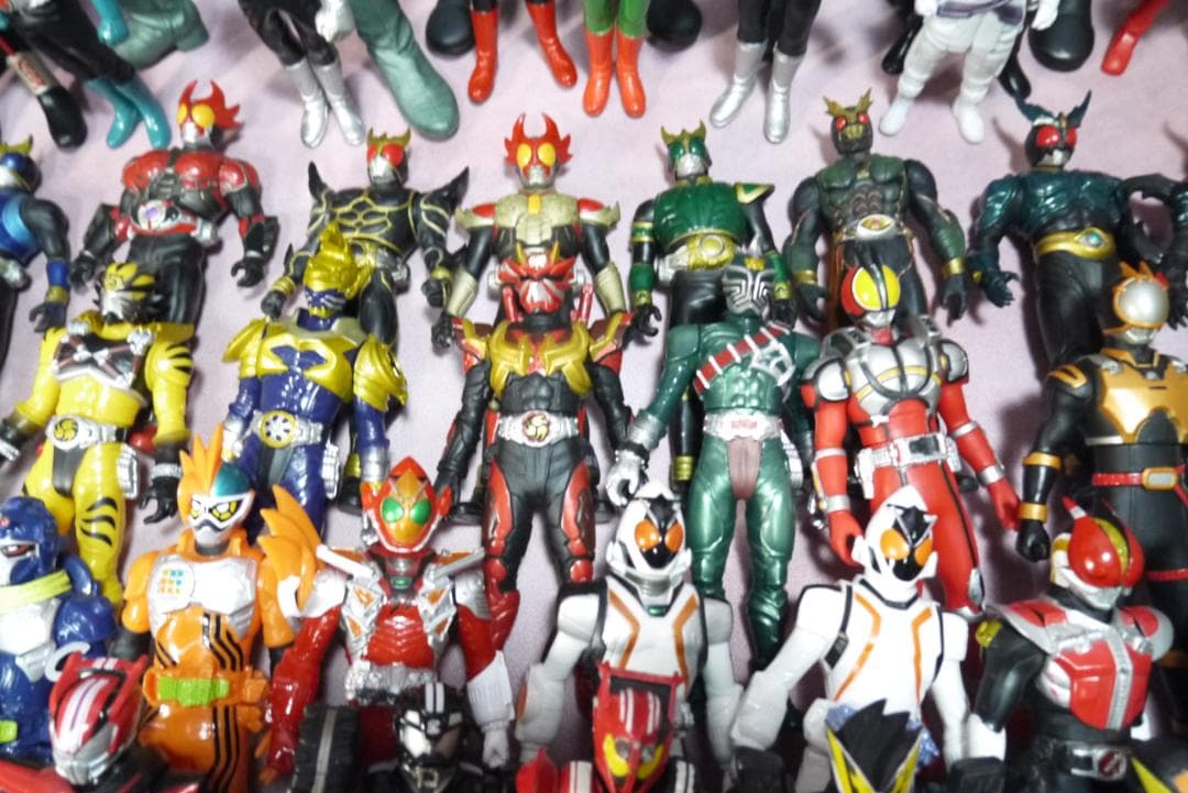 ライダーヒーローシリーズ　ビッグサイズソフビフィギュアなど　111体セット