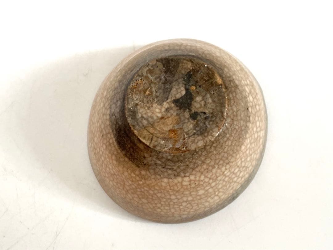 陶芸家　小山冨士夫　呉須刷毛目　酒觴　ぐい呑　箱なし