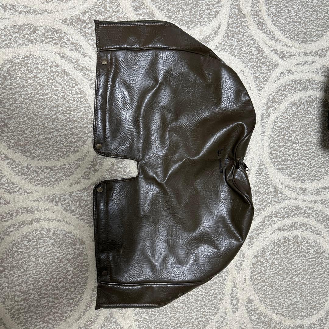 【希少品】廃番 WILLE WOOD ブラウン 合成皮革 ロングキャディバッグ