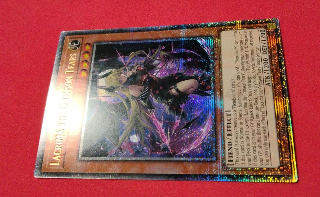 美品 紅涙の魔 ラクリモーサ 25th 英語 遊戯王
