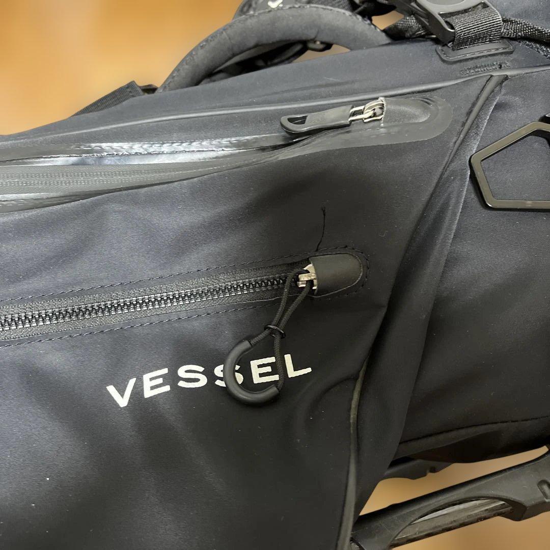 VESSEL ブラックゴルフバッグ