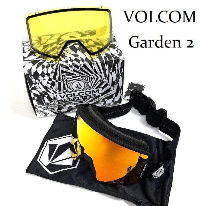 アールグレイ　ボルコム Garden 2 スノーゴーグル 替えレンズ付き