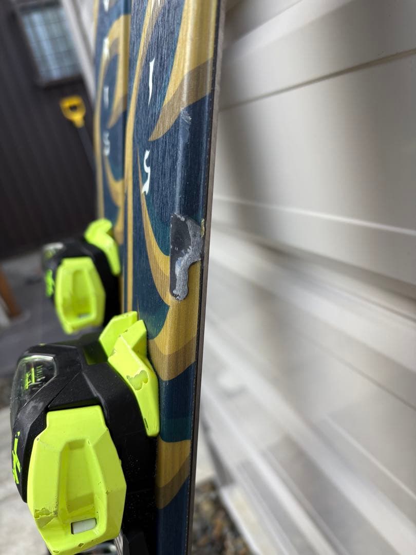 ブルーモリスREBIRTH スキー板 ビンディングセット150センチ　傷有り