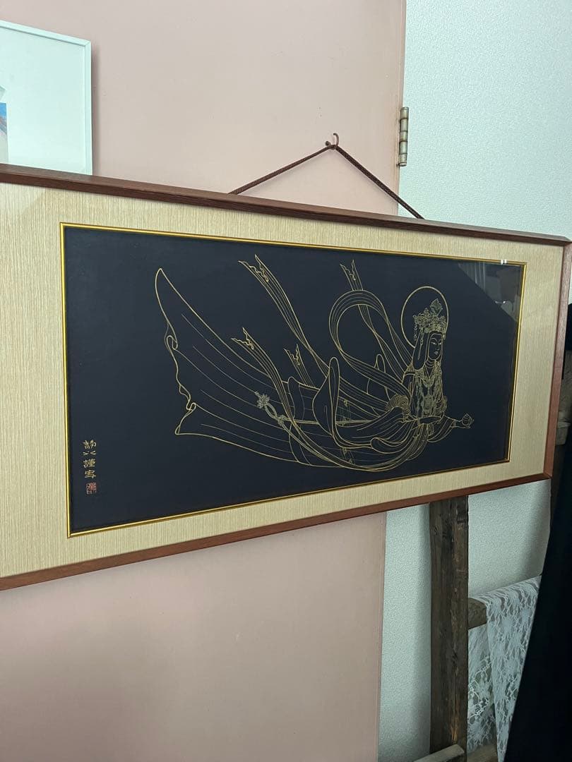 仏図　小野静以謹写