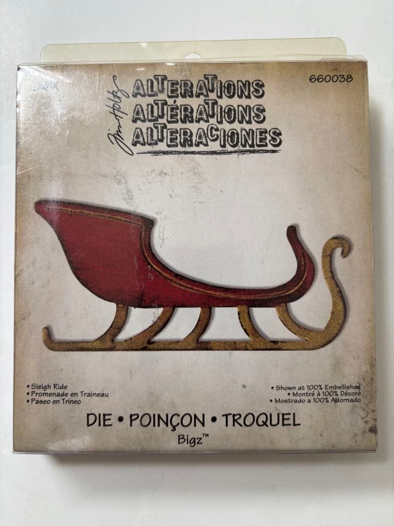 アルバム・スクラップ Sizzix Sleigh Ride Alterations 660038