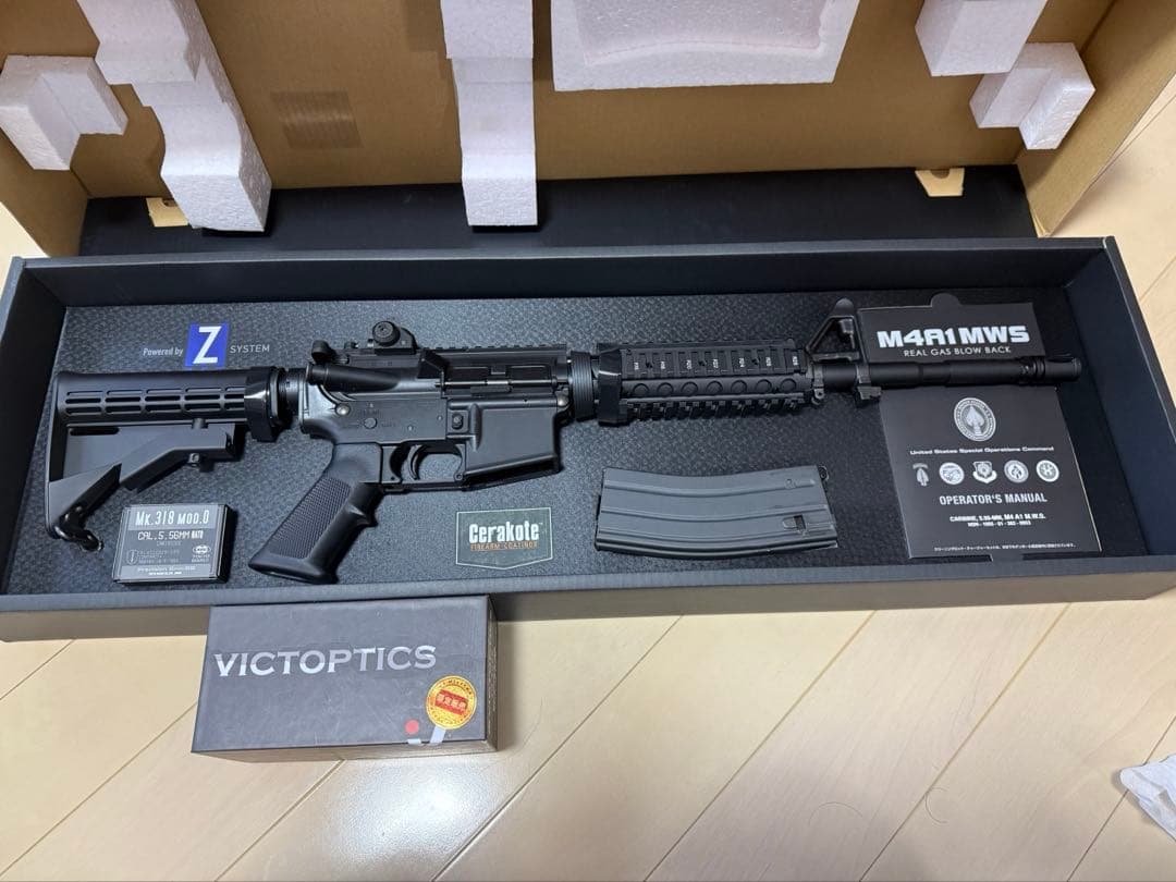 東京マルイ M4A1 MWS ガスブローバックベクターオプティクス ドットサイト