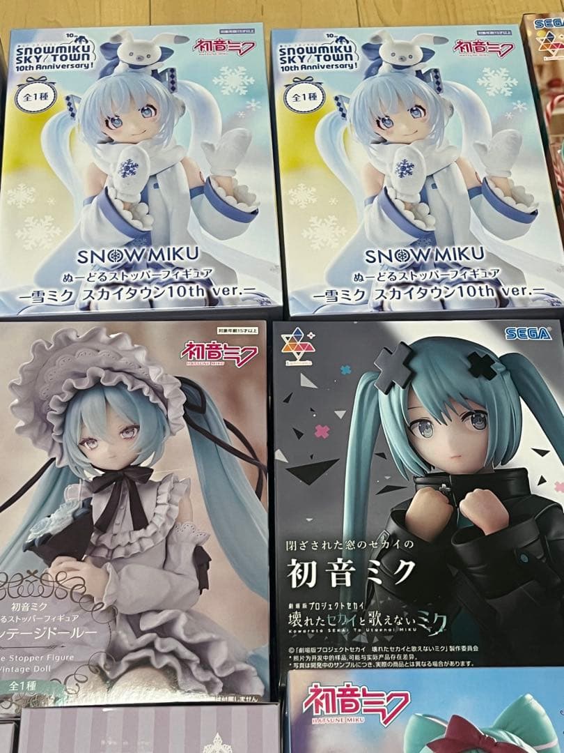 初音ミク フィギュア まとめ売り 13体 ヴィンテージミク 雪ミク ガンダムミク