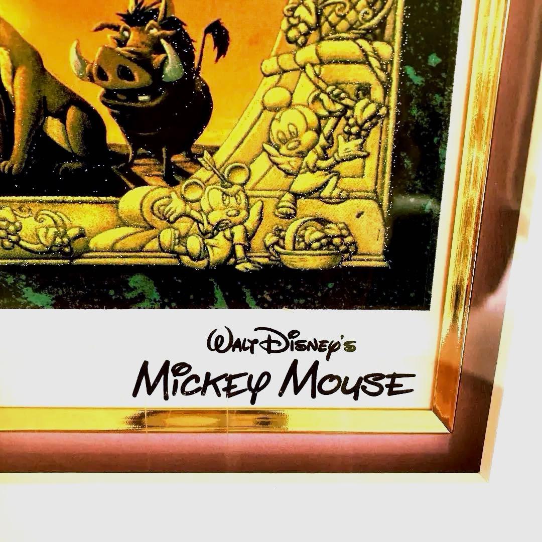 ディズニーの版画（額付き）
