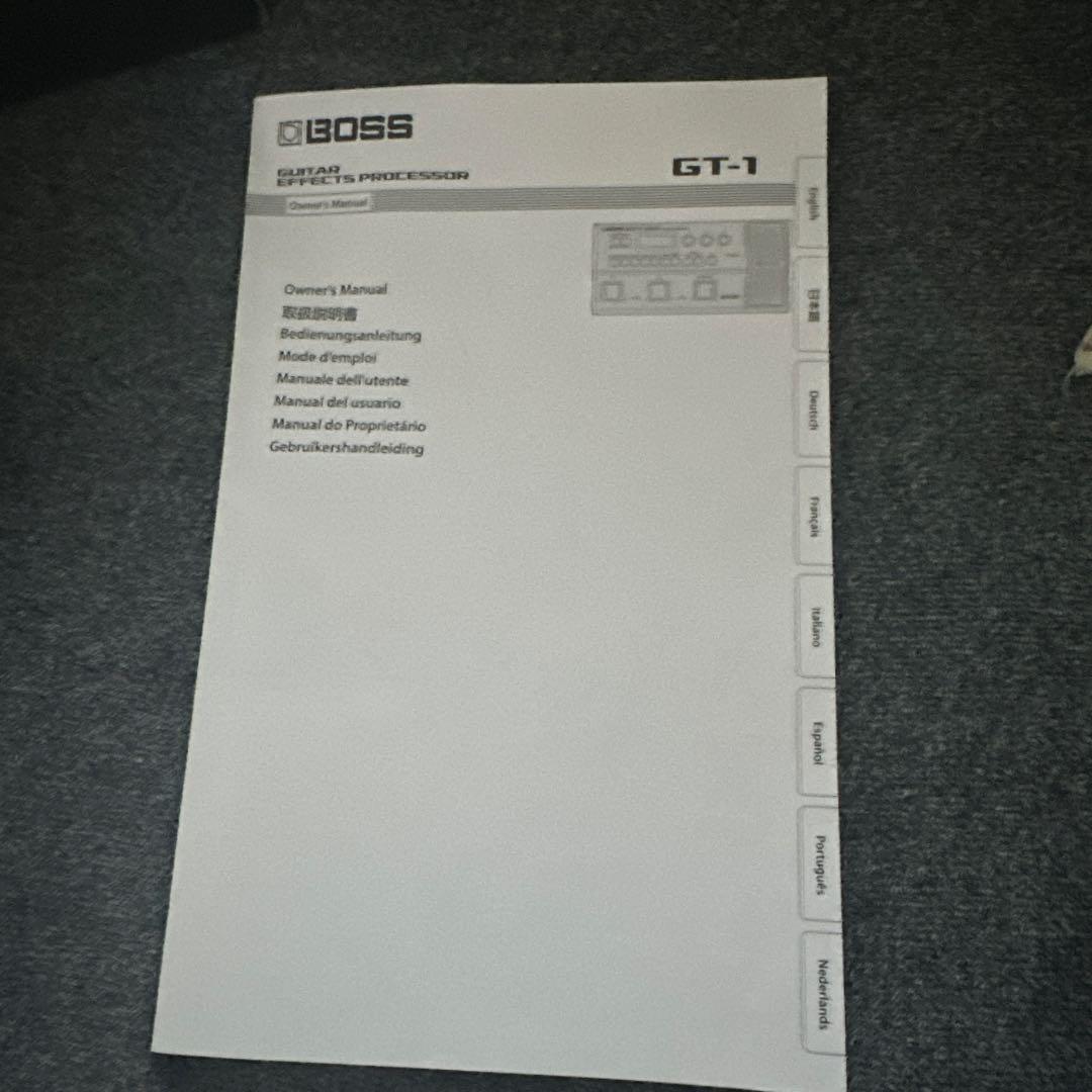 BOSS GT-1 ギターエフェクター 本体 アダプター付き