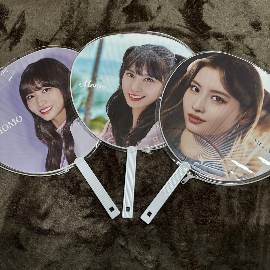 【TWICEモモ】ピンバッジ・うちわセット 痛バッグ