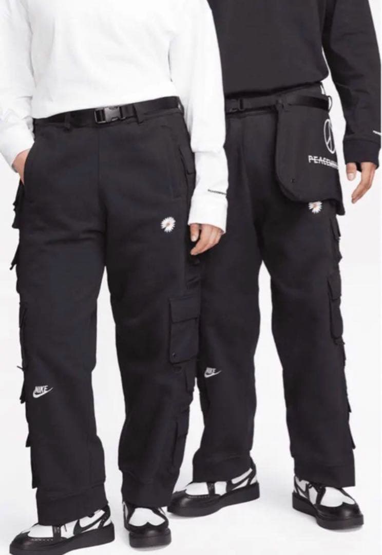 アイドル PEACEMINUSONE PMO NIKE WidePants Black S