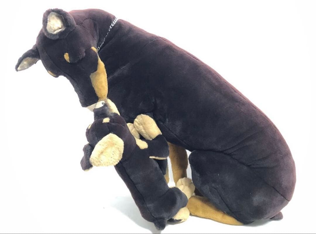 jockline ジョックライン ドーベルマン 親子 ぬいぐるみ 犬