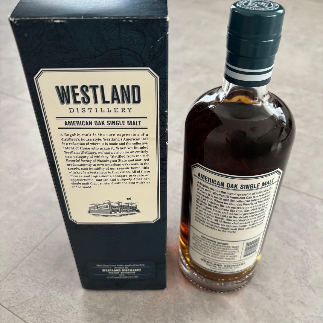【希少品新品未開封】WESTLAND ウエストランド シングルモルト　15年