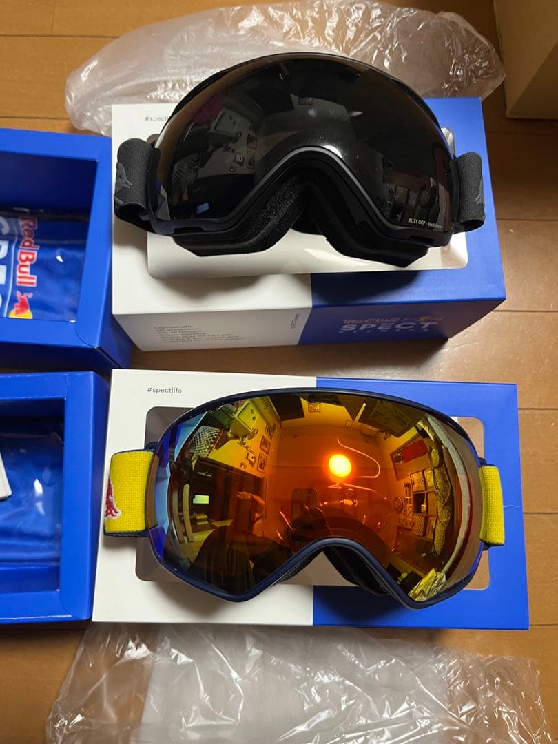 Red Bull スノーゴーグル オレンジ/ブラック　セット売り