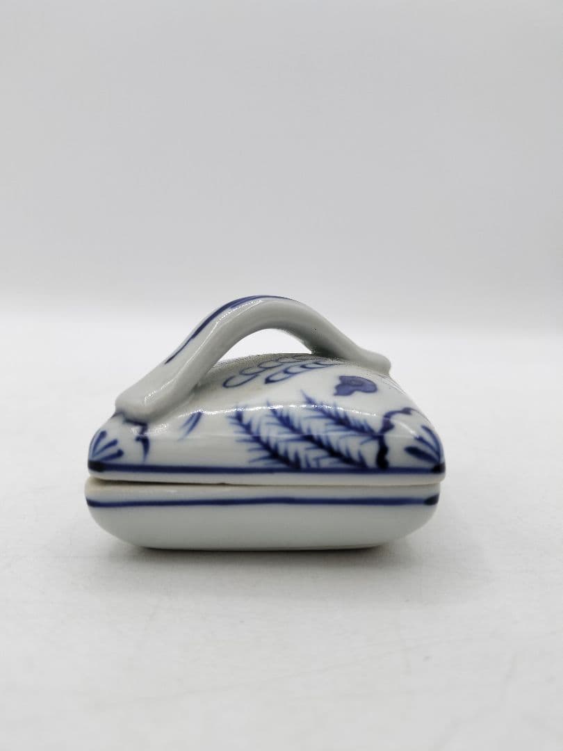 c786 【新品・未使用】香合 隅田川 林淡幽 木箱 茶道具