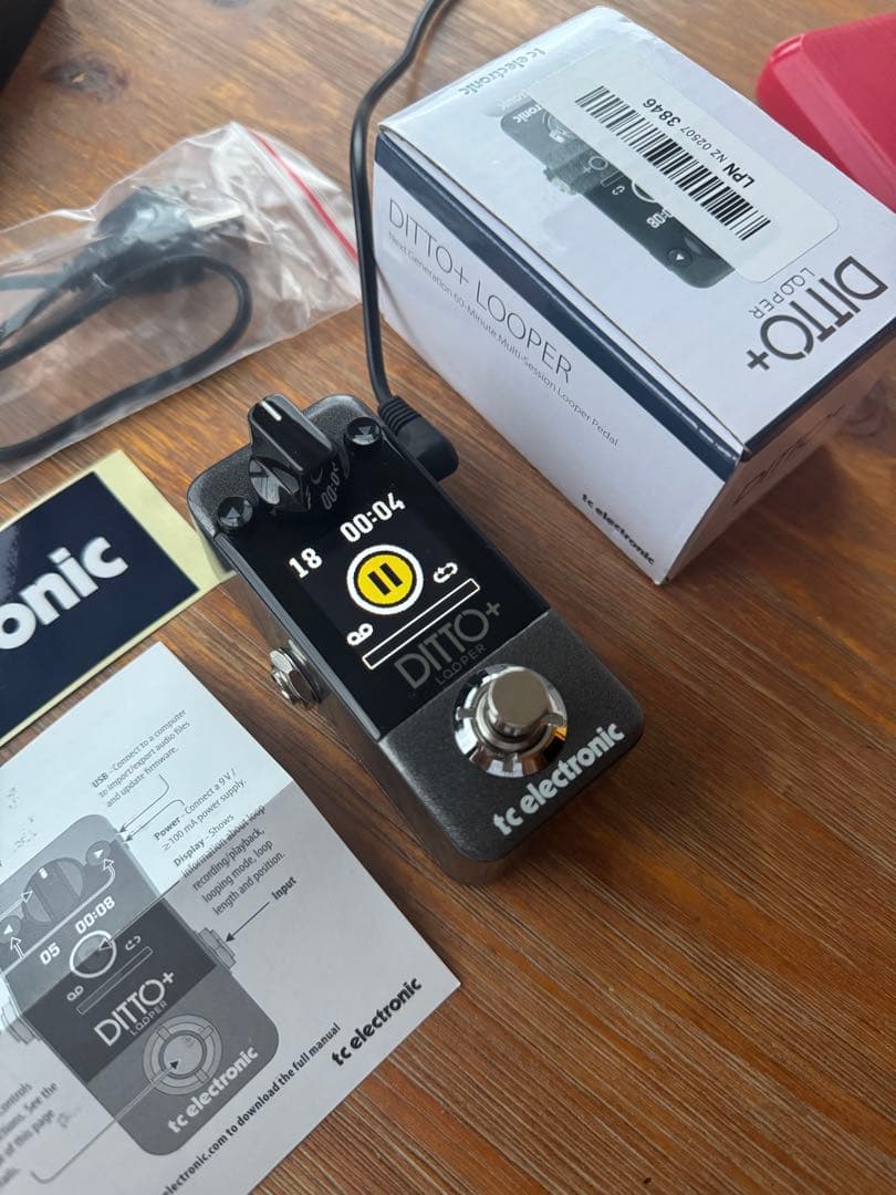 ほぼ未使用✴︎TC Electronic 最新 DITTO + LOOPER