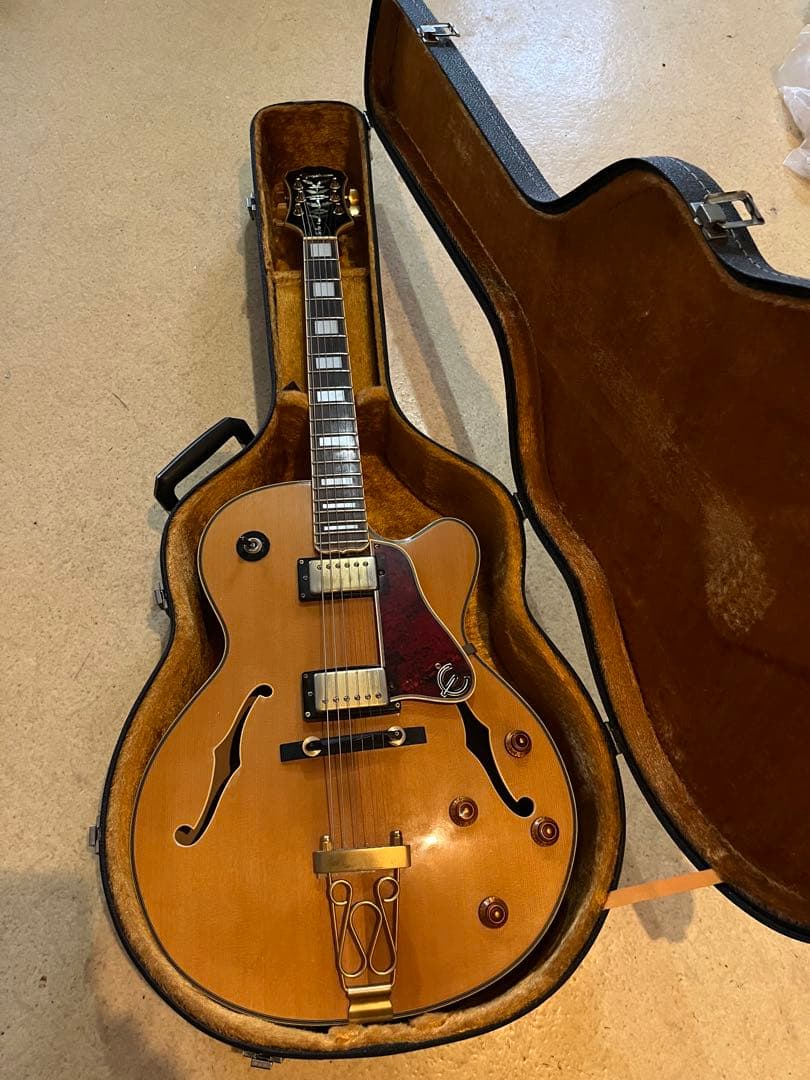 ジ*ー様 Epiphone Joe Pass フルアコ ナチュラル　ハードケース