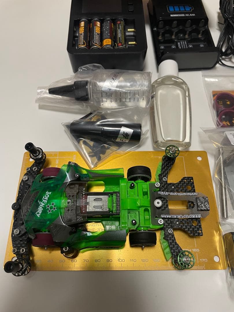 ミニ四駆 MSフレキ完成車 充電器 CNC加工ローラー まとめ売り