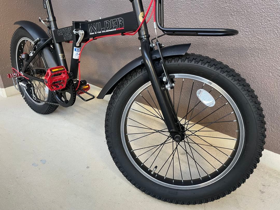 値下げ‼️【大阪　引取限定】キャプテンスタッグ　ワイルダー　折りたたみ自転車