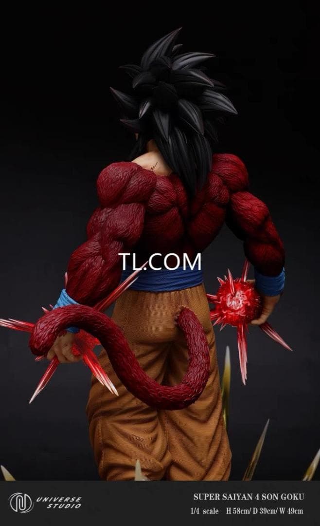 新品未開封『ドラコンボール』スーパーサイヤ人4孫悟空　ガレージキット スタチュー