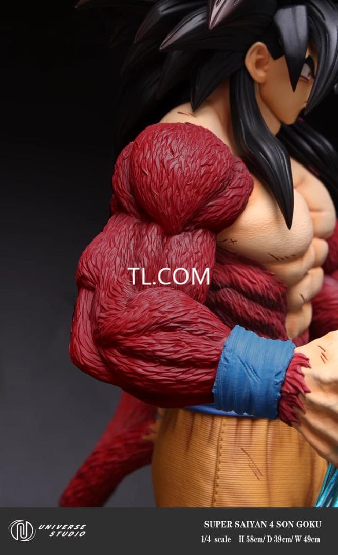 新品未開封『ドラコンボール』スーパーサイヤ人4孫悟空　ガレージキット スタチュー