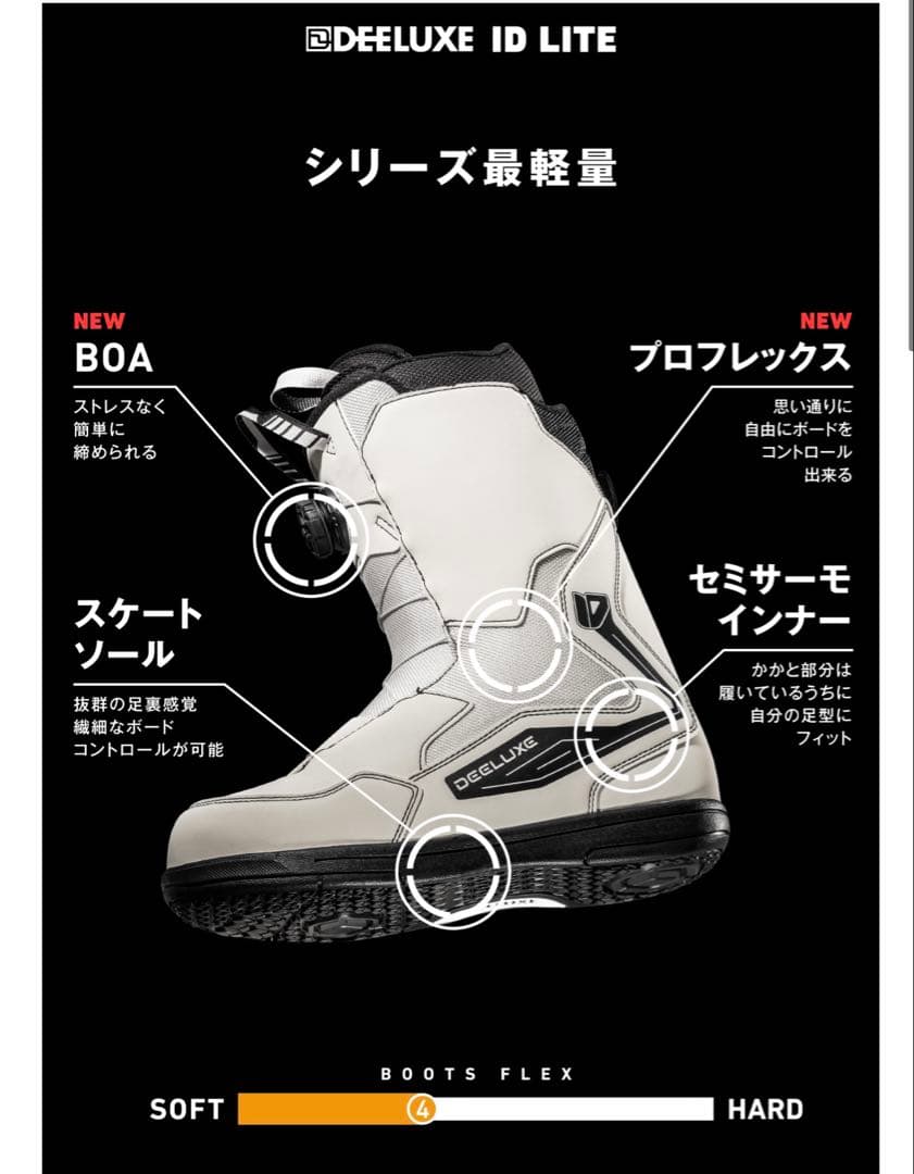 DEELUXE ID LITE 25.5cm 使用1回のみ