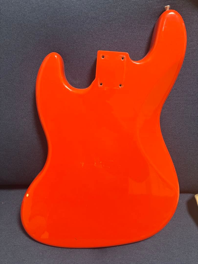Edward エレキベース　ジャズベースボディ 赤　オレンジ