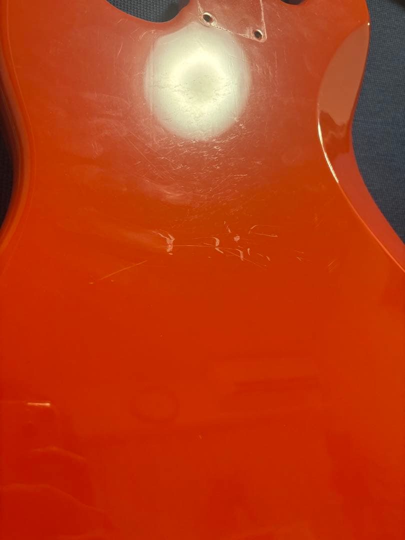 Edward エレキベース　ジャズベースボディ 赤　オレンジ