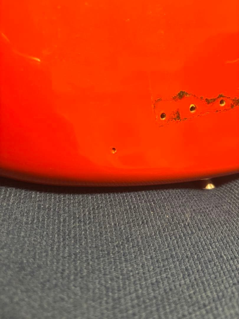 Edward エレキベース　ジャズベースボディ 赤　オレンジ