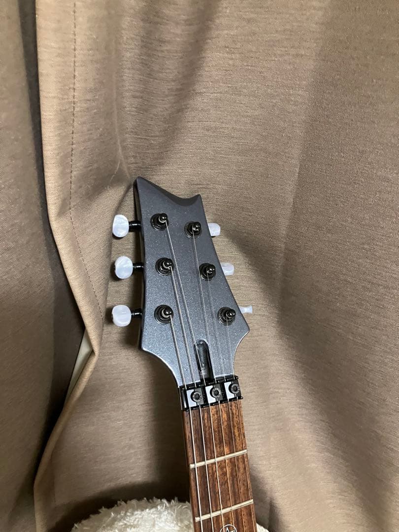 SGスタイル エレキギター メタリックグレー　ジャンク