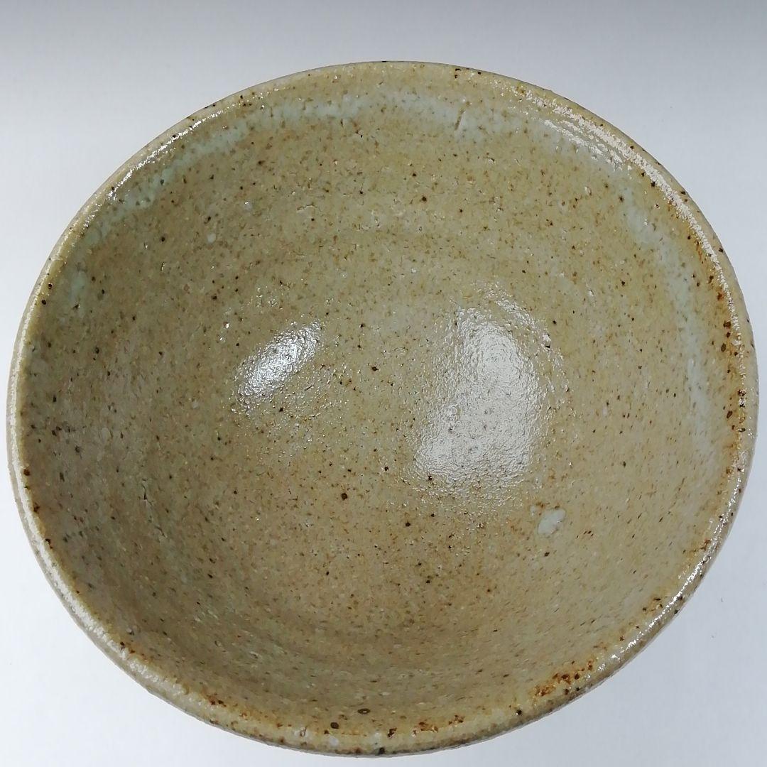 Ｔ５６１　茶碗　『灰釉　茶碗』『木器窯　田中和人』　共箱　抹茶碗　茶道具