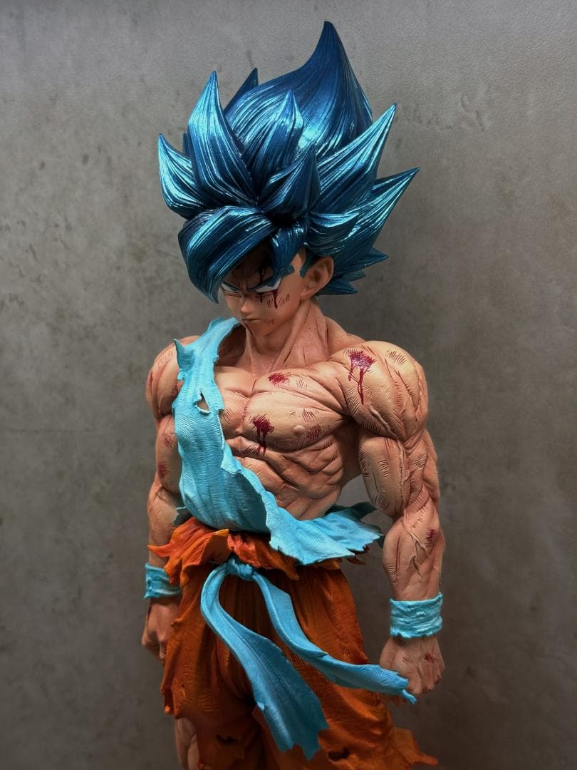 孫悟空 SMSP リペイント 超サイヤ人ブルー 3D塗装
