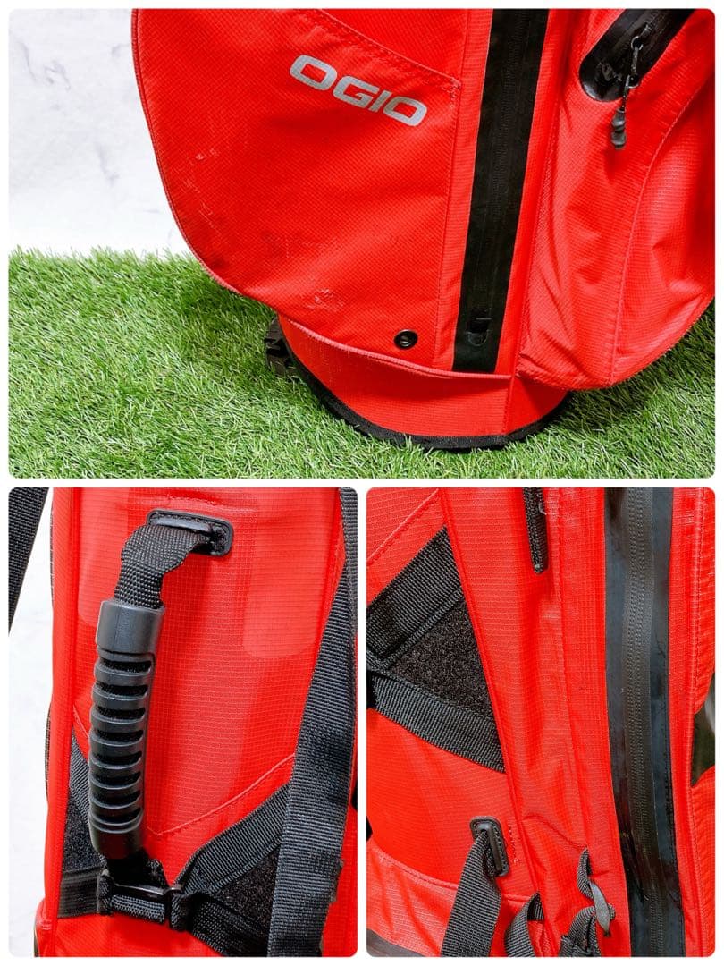 オジオ　軽量　スタンド式　リュック式　ゴルフクラブケース　キャディーバッグ