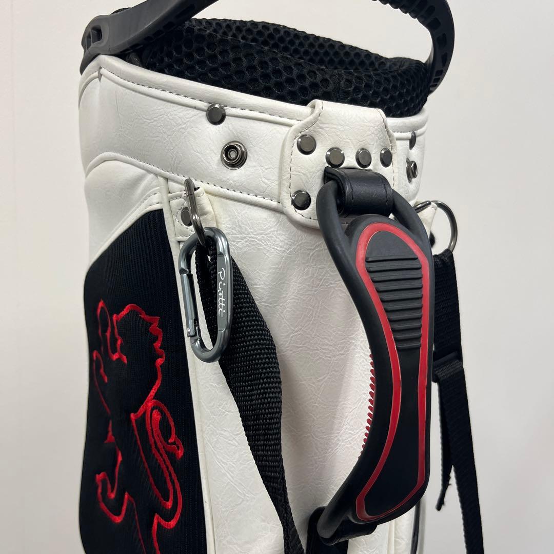 ピレッティ スタンド キャディバッグ ブラック Piretti ホワイト