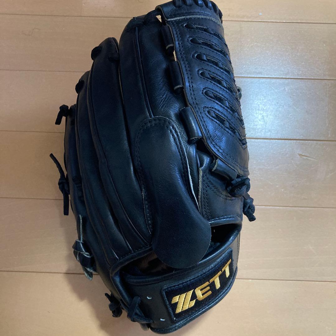 ZETT プロステイタス 右投げ用グローブ 黒 旧ロゴ