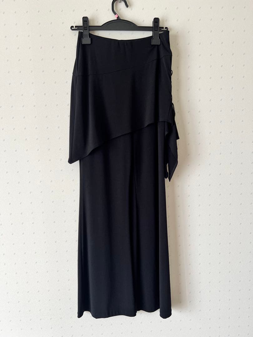 チャコット　フレアパンツ 社交ダンス ブラック グレー