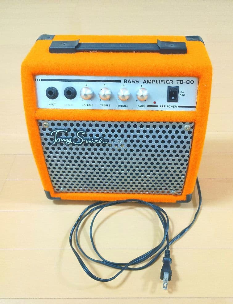 最終お値下げ！美品☆絶版！Tony Smith ベースアンプ TB-80オレンジ