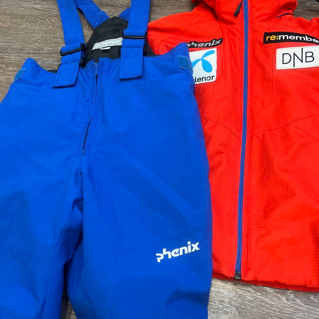 フェニックス 120 男の子　女の子　スキーウェア　美品　セットアップ