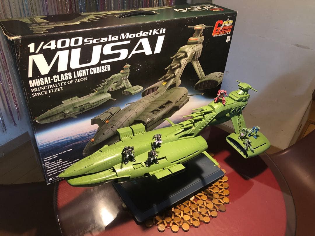 ムサイ　1/400 仮組　レアプラモデル　ガンダムコレクションNEO その1