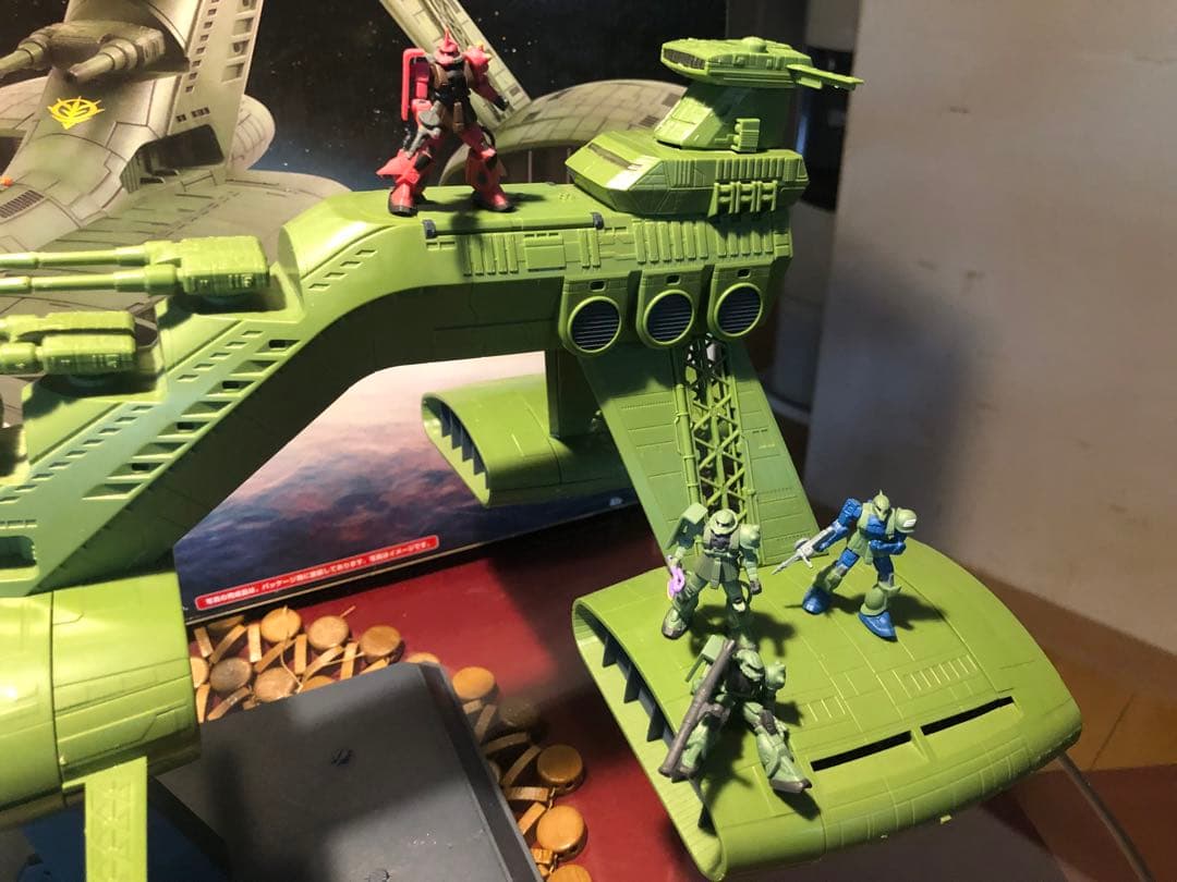 ムサイ　1/400 仮組　レアプラモデル　ガンダムコレクションNEO その1