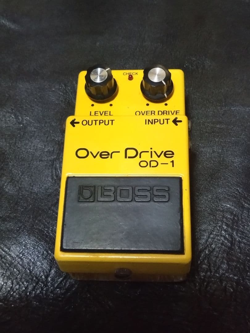 BOSS OD-1 ＮＥＣ クワッドオペアンプ μPC4741C　スケルトン