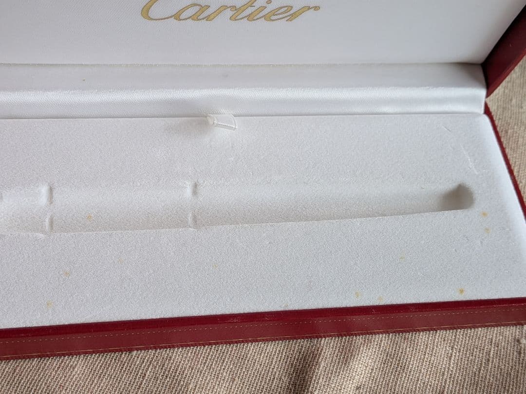 Cartier 黒 万年筆 インクカートリッジ付き