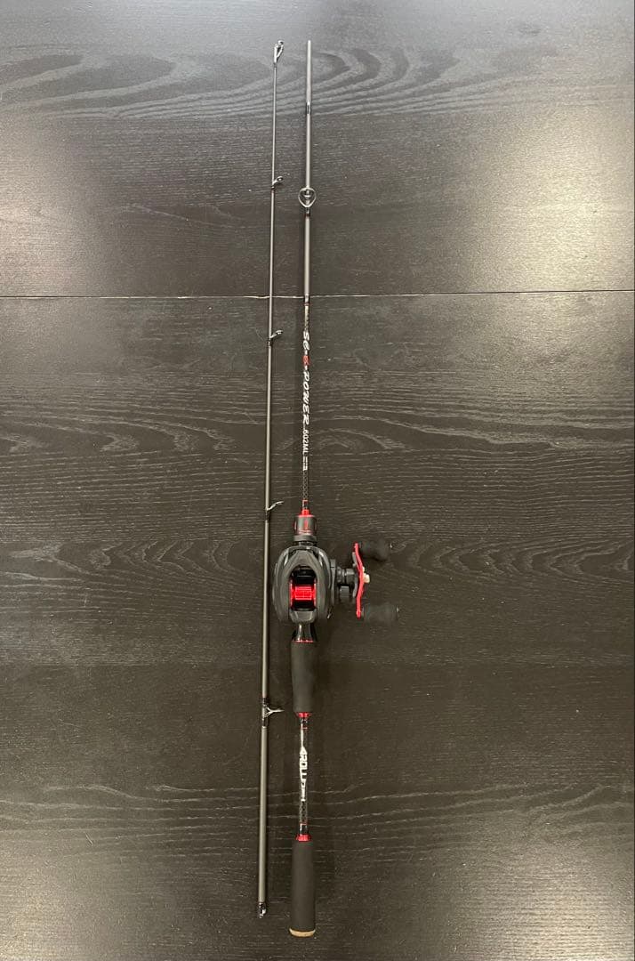 バス釣り2セット・ベイトロッド&リール(右巻)スピニングロッド&リール・ライン付