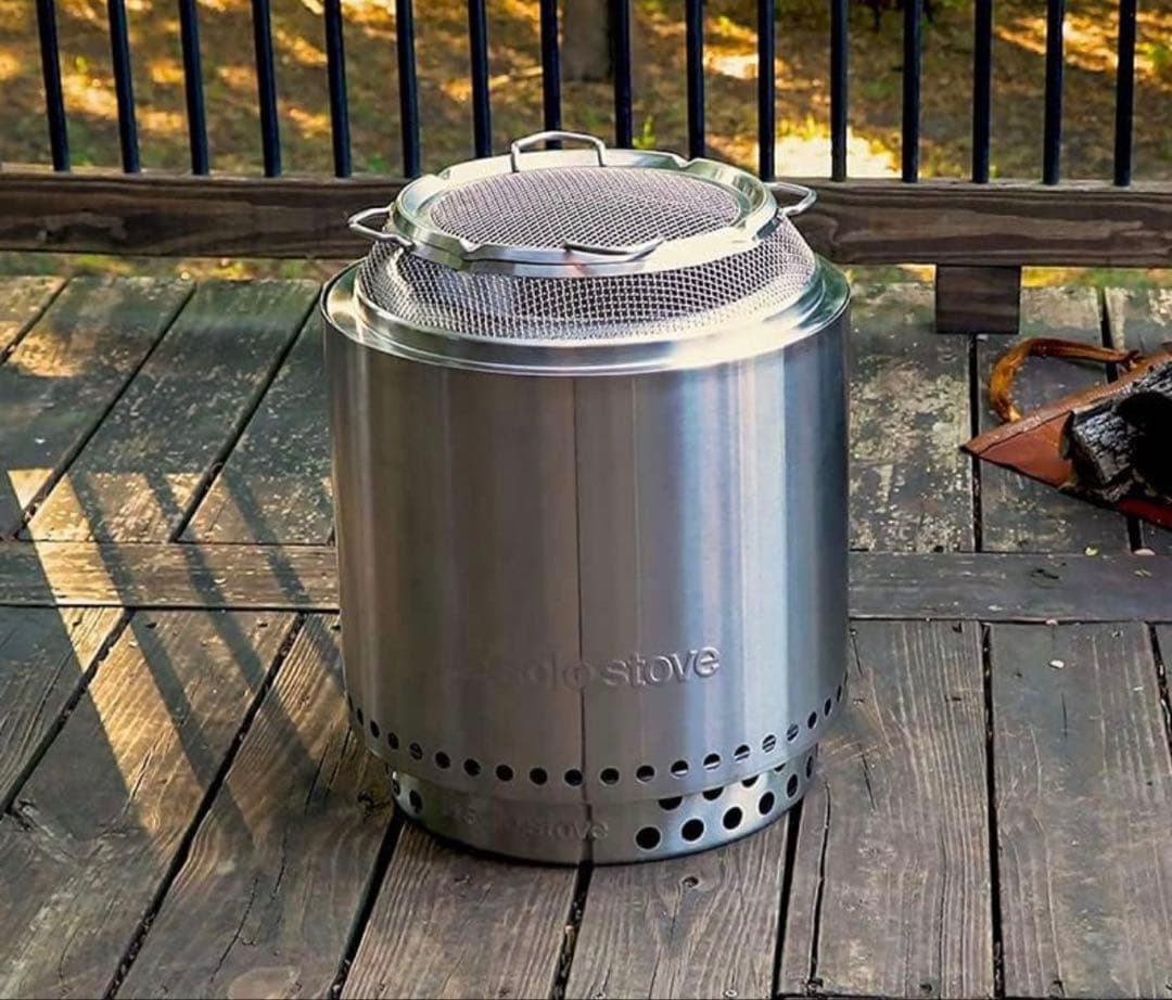 Ranger 無煙焚火台、スタンド、シールド、シェルター、蓋を含む