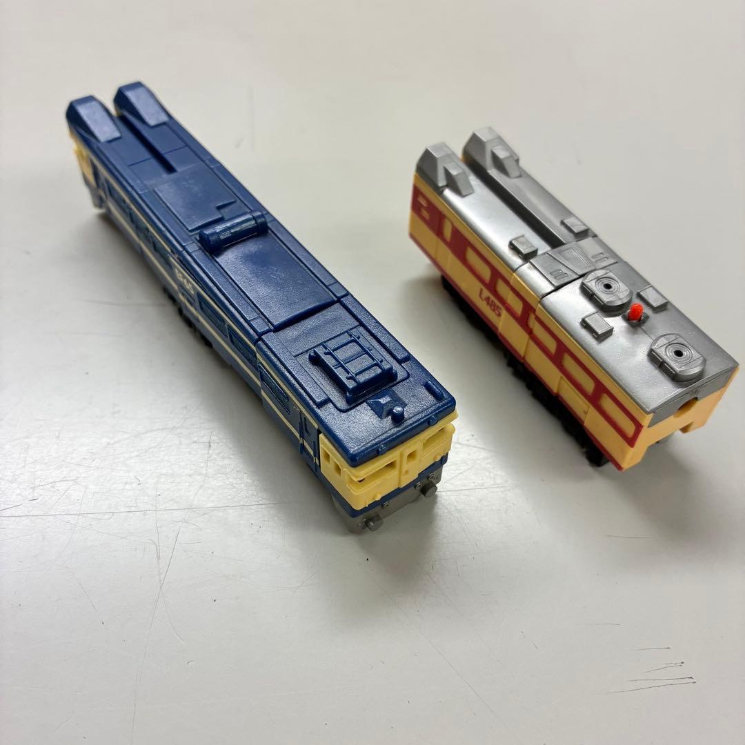 【ジャンク品欠品あり】当時モノ『ダイアクロン トレインロボ 6隊編成DXセット』