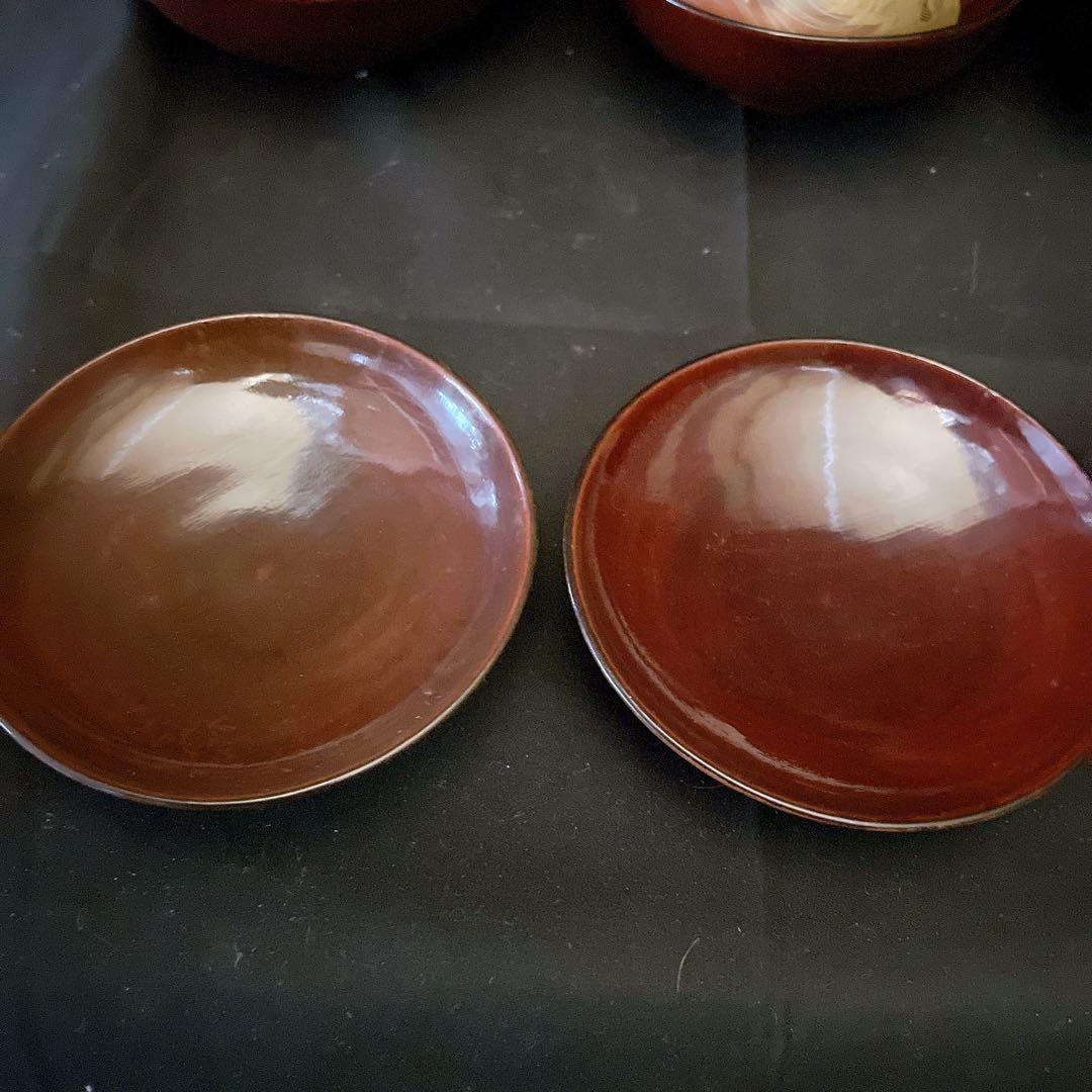 能登輪島 輪島塗 極上本堅地 金蒔絵　椀10客 茶器 蒔絵 漆器 古美術 骨董