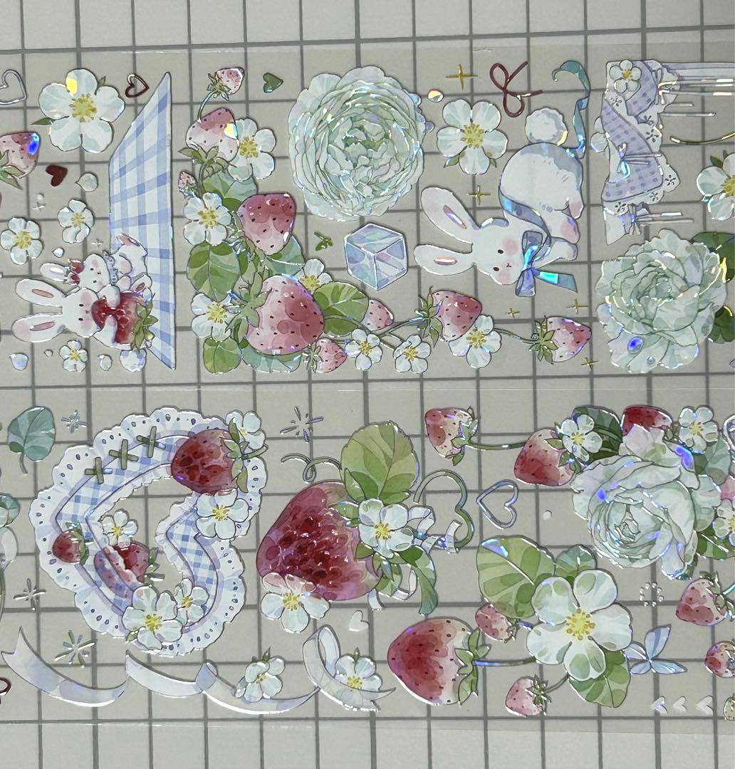 草苺季 海外マステ 切り売り