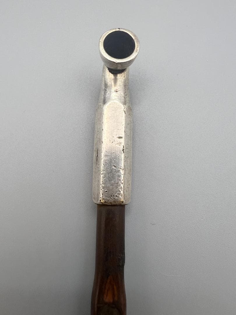 【海】純銀煙管　六角形　キセル　純刻印　銀細工　アンティーク　重量約34g